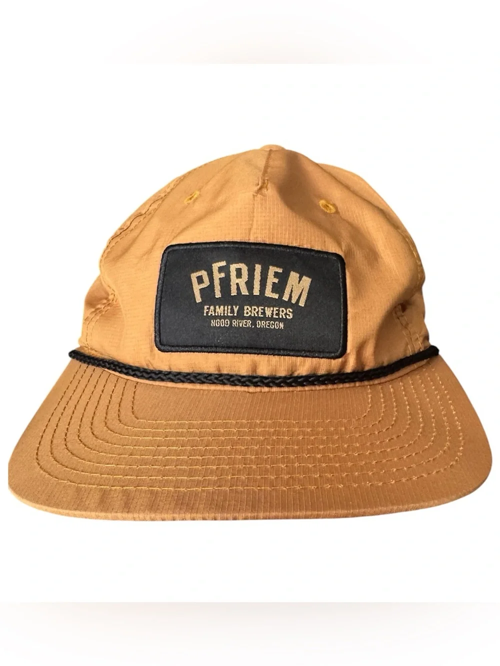 PFRIEM Family Brewers Mustard Yellow Rope-Trim Cap - OS